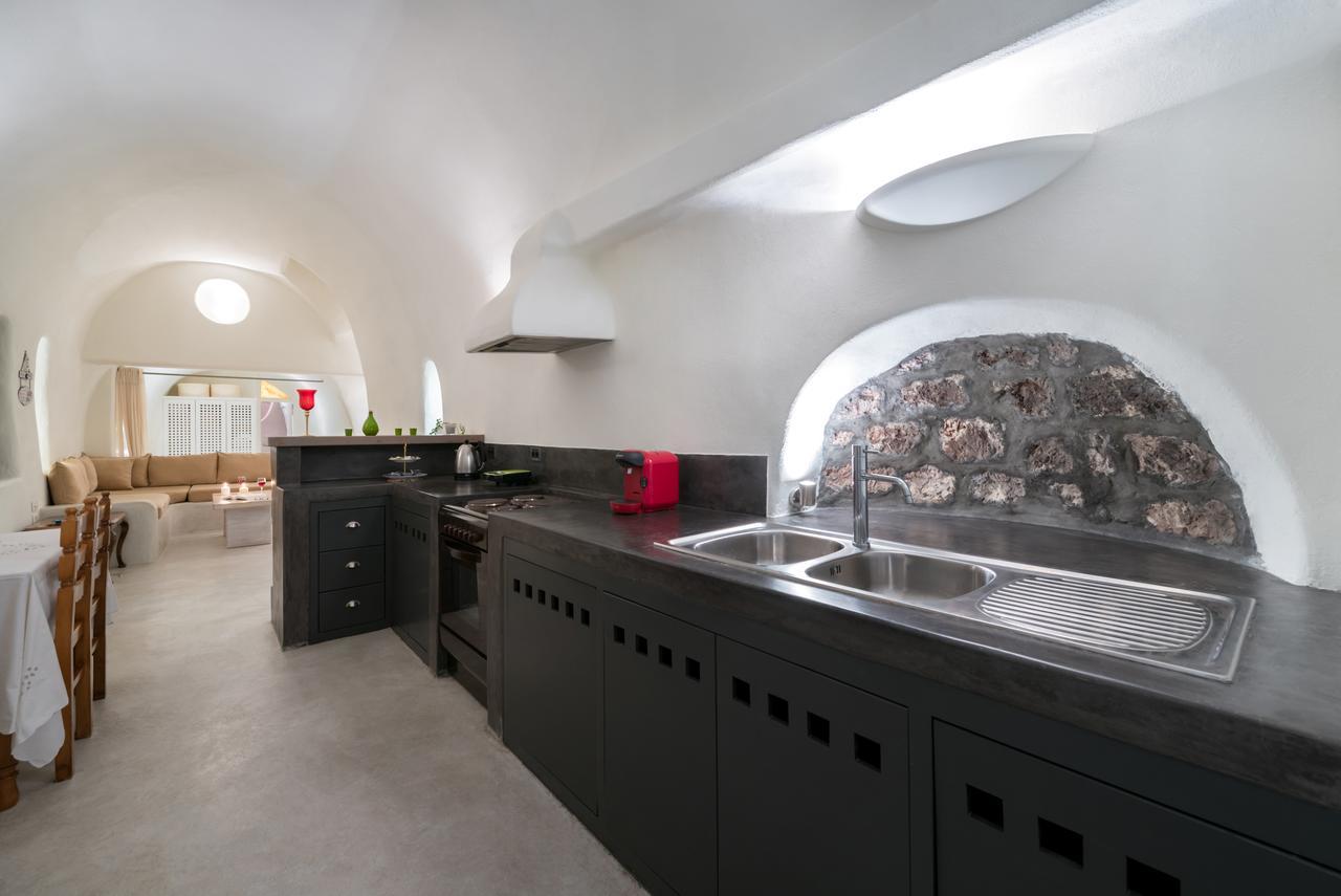 Villa Christina'S Cave House Fira  Exterior foto