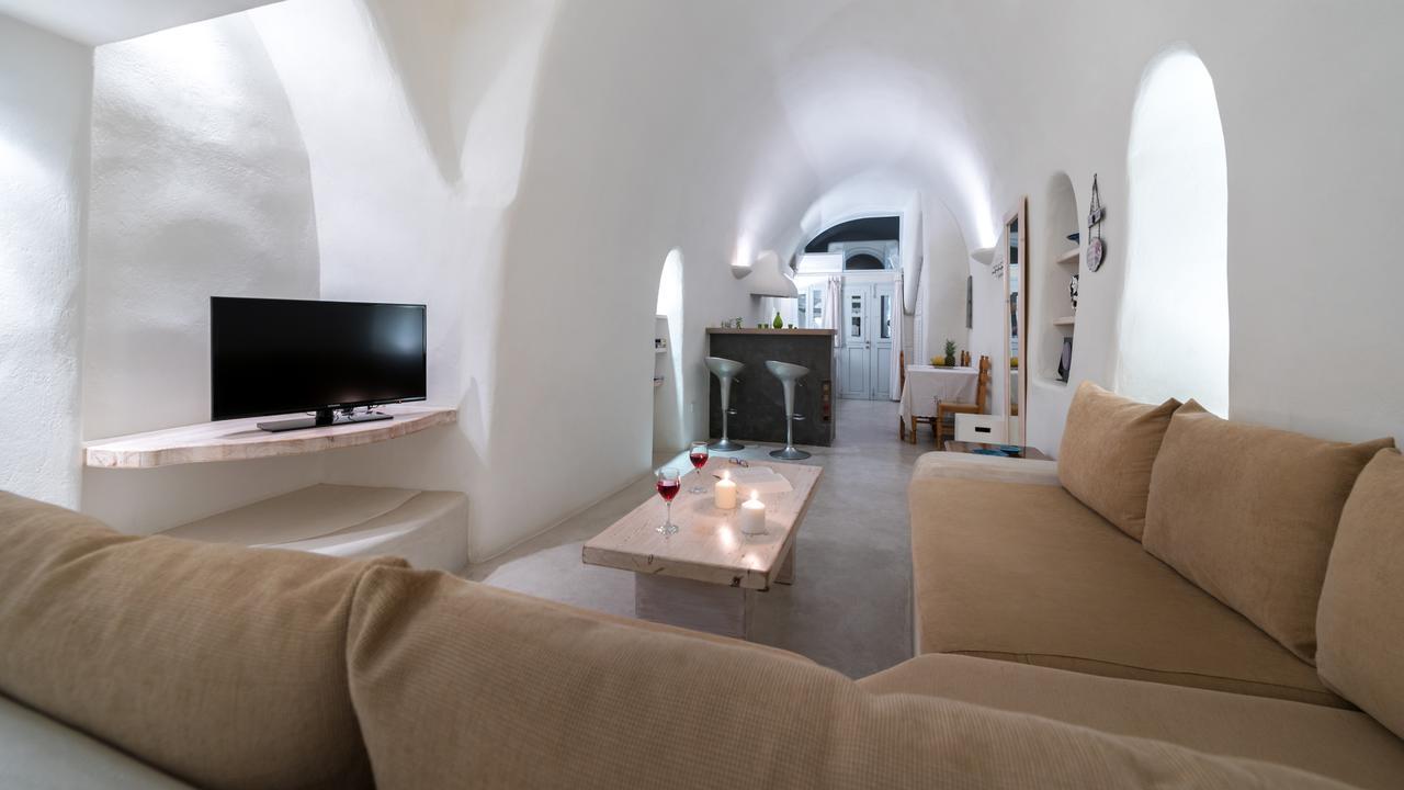 Villa Christina'S Cave House Fira  Exterior foto