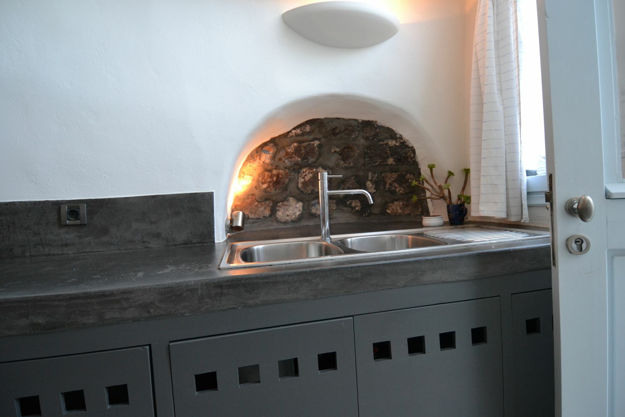 Villa Christina'S Cave House Fira  Exterior foto