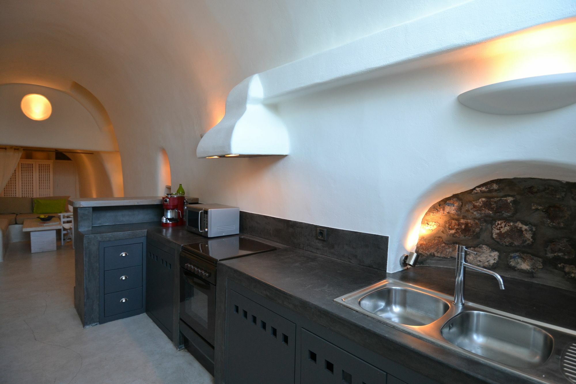Villa Christina'S Cave House Fira  Exterior foto