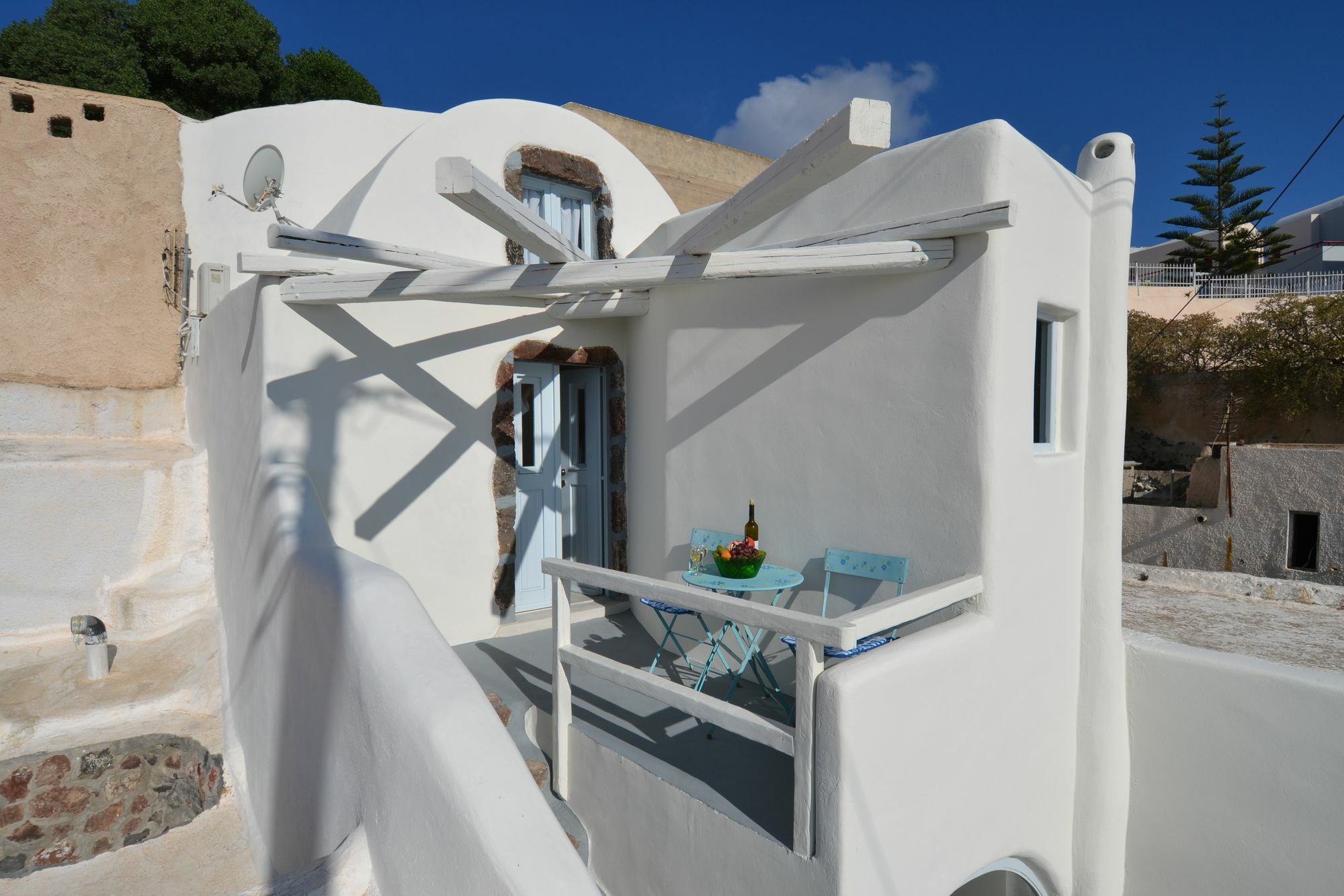Villa Christina'S Cave House Fira  Exterior foto