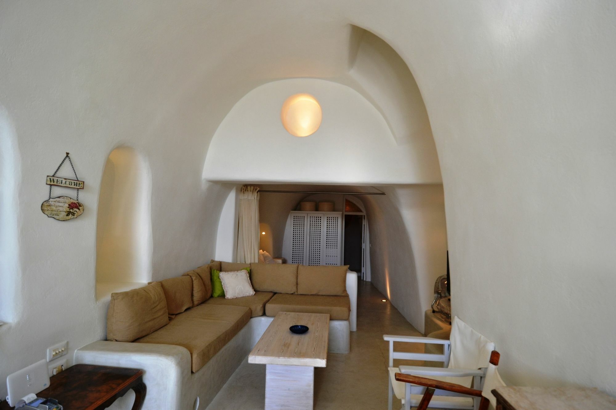 Villa Christina'S Cave House Fira  Exterior foto